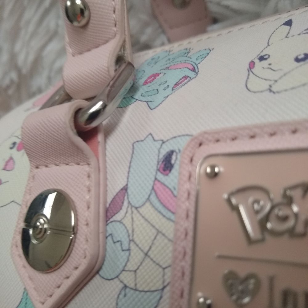 Loungefly Pokémon Starters Pastel Print Purse - Picture 12 of 17